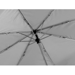 Зонт «Picau» из переработанного пластика в сумочке, серый