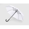 Зонт-трость Reviver с куполом из переработанного пластика, белый