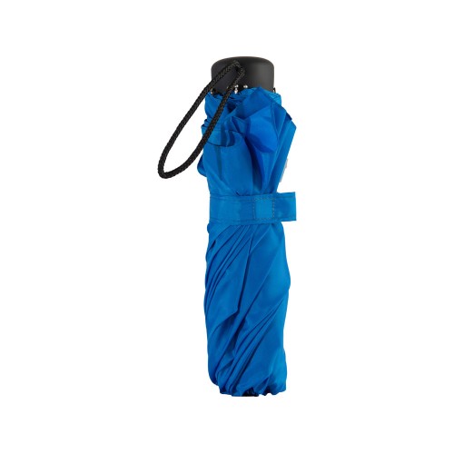 Зонт «Picau» из переработанного пластика в сумочке, синий