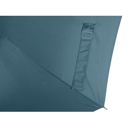 Зонт-трость Reviver с куполом из переработанного пластика, антрацит