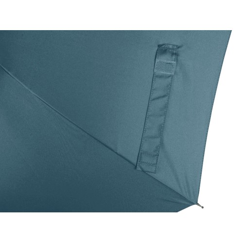 Зонт-трость Reviver с куполом из переработанного пластика, антрацит