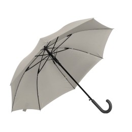Зонт-трость Reviver с куполом из переработанного пластика, бежевый