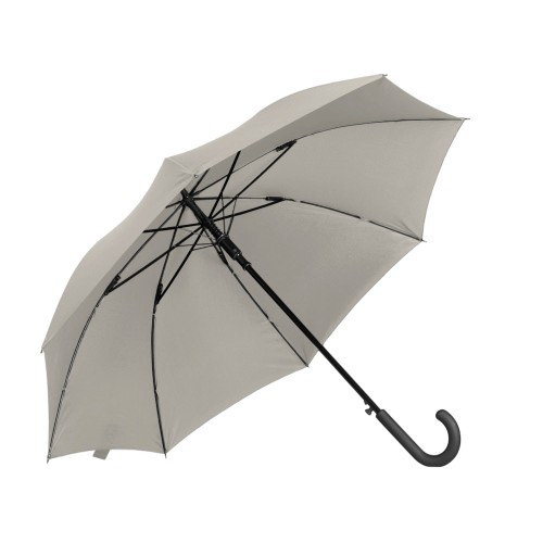 Зонт-трость Reviver с куполом из переработанного пластика, бежевый