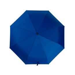 Зонт-автомат Lumet с куполом из переработанного пластика, синий