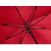 Зонт-трость Reviver с куполом из переработанного пластика, красный