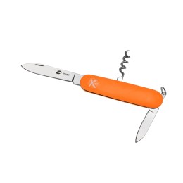 Нож перочинный Stinger, 90 мм, 4 функции, материал рукояти: АБС-пластик (оранжевый)