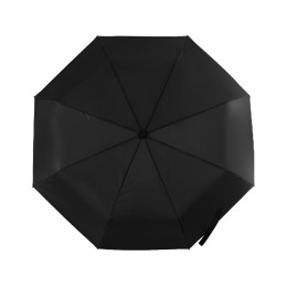 Зонт «Picau» из переработанного пластика в сумочке, черный