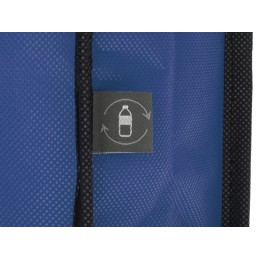 Сумка-холодильник Reviver на липучке из нетканого переработанного материала, синий
