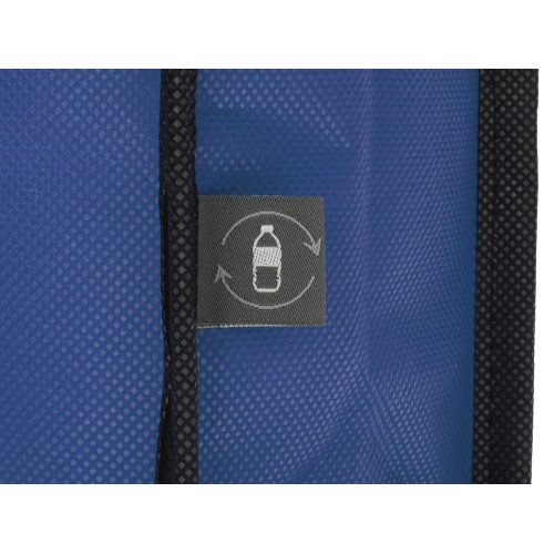 Сумка-холодильник Reviver на липучке из нетканого переработанного материала, синий