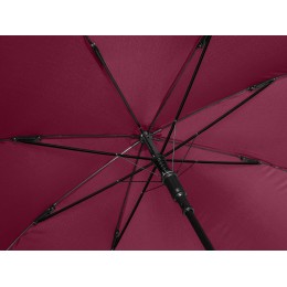 Зонт-трость Reviver с куполом из переработанного пластика, бордовый