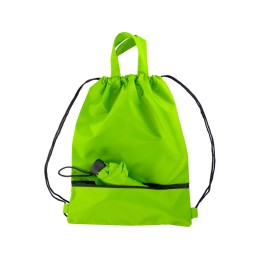 Зонт «Picau» из переработанного пластика в сумочке, зеленое яблоко