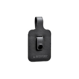 Бирка для багажа WENGER, черная, полиуретан, 9 x 14 x 1 см