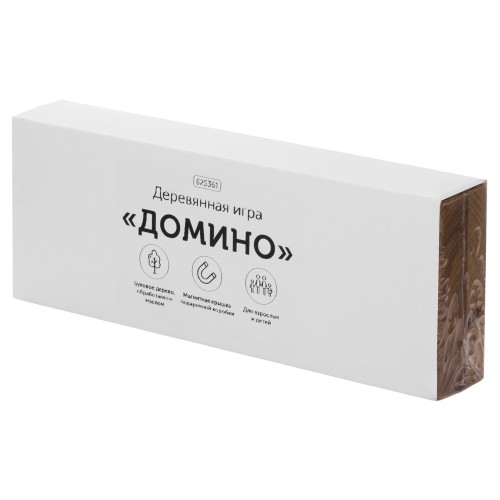 Игра «Домино» из массива бука