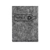 Брелок "Felt" из RPET-фетра, серый