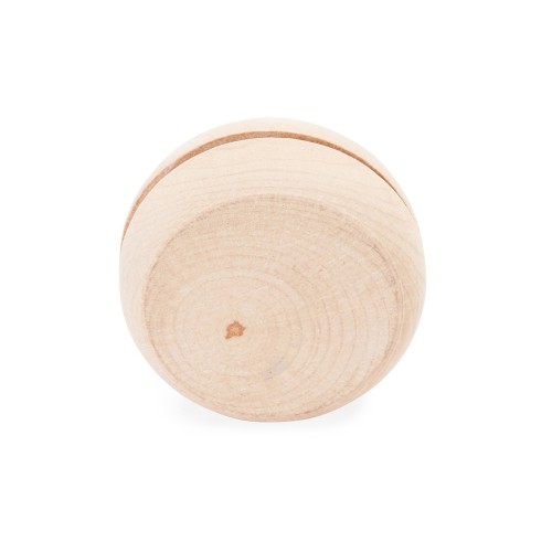 Деревянное йо-йо ROSKO с белым шнуром длиной 75 см, натуральный