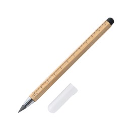 Вечный карандаш "Sicily Bamboo" из бамбука со стилусом и линейкой