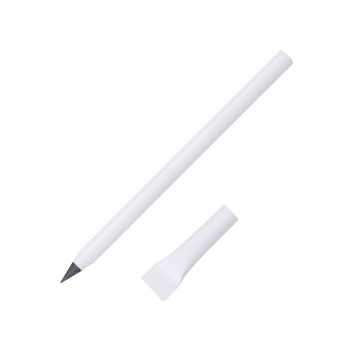 Вечный карандаш из переработанной бумаги "Recycled pencil", белый (Р)
