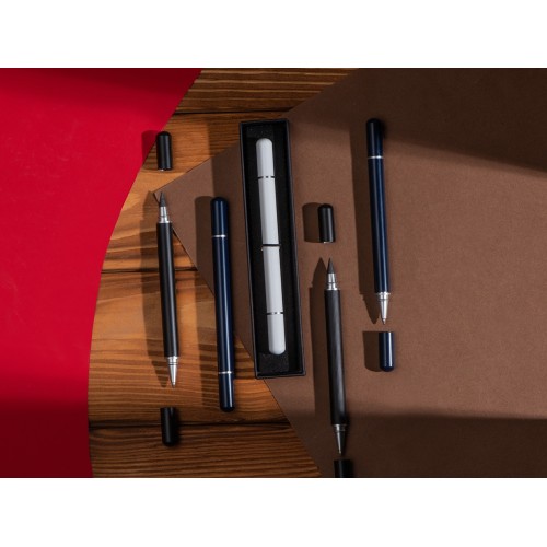 Металлическая ручка и вечный карандаш "Van Gogh", темно-синий