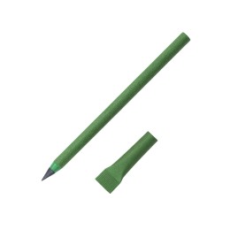 Вечный карандаш из переработанной бумаги "Recycled pencil", зеленый классический