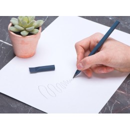 Вечный карандаш из переработанной бумаги "Recycled pencil", темно-синий