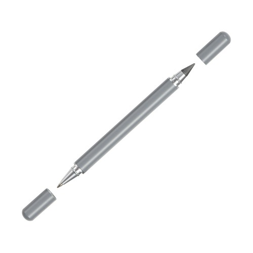 Металлическая ручка и вечный карандаш "Van Gogh", серый (Р)