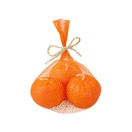Набор свечей "Мандарины в сетке", оранжевый