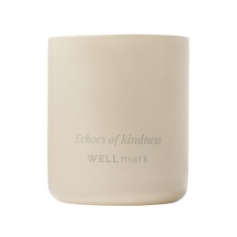 Ароматическая свеча Wellmark "Echoes of Kindness"- Ecru бежевый