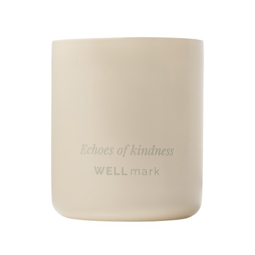 Ароматическая свеча Wellmark "Echoes of Kindness"- Ecru бежевый