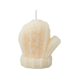 Свеча "Рукавичка", молочный