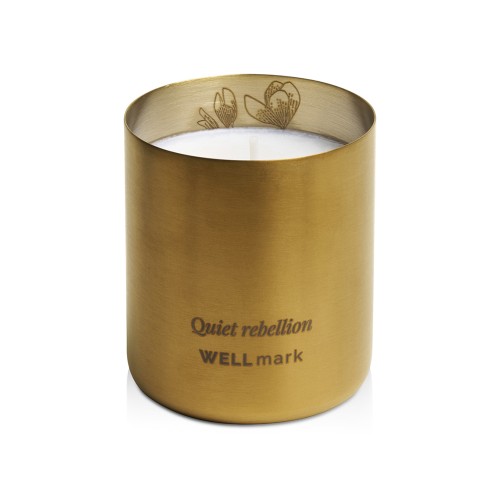 Ароматическая свеча Wellmark «Quiet Rebellion» - Золотой
