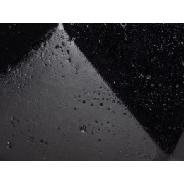 Свеча в декоративном стакане "Geometry", черный