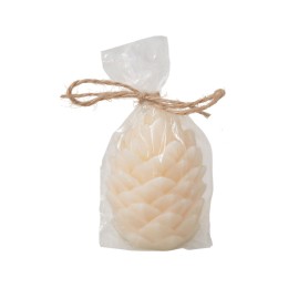 Свеча "Шишка", молочный