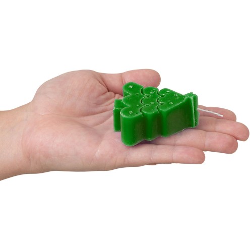 Свеча "Елочка", зеленый