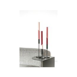 Originalhome Eden диагональные свечи - набор из 3 штук - Красный