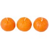 Набор свечей "Мандарины в сетке", оранжевый
