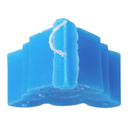 Свеча "Елочка", синий