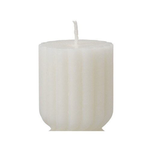 Набор свечей с гранями "Vela", темно-серый, белый