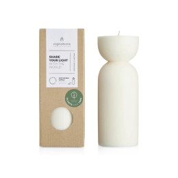Originalhome органическая свеча - средняя - Белый