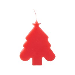 Свеча "Елочка", красный