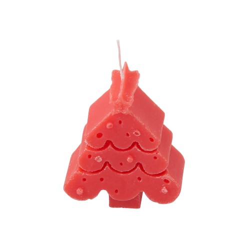 Свеча "Елочка", красный