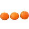 Набор свечей "Мандарины в сетке", оранжевый