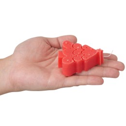 Свеча "Елочка", красный