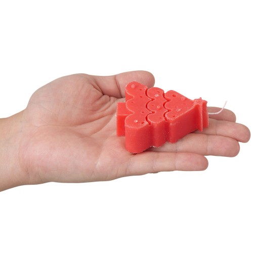 Свеча "Елочка", красный