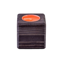 Свеча в декоративном подсвечнике, эбен, клубника