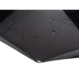 Свеча в декоративном стакане "Geometry", черный