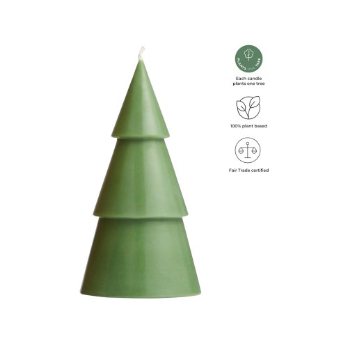 Orginal Home рождественская елочная свеча матча - L - Зеленый яркий