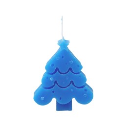 Свеча "Елочка", синий