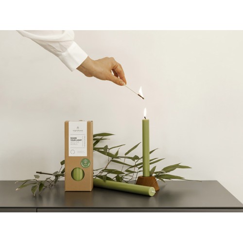 Originalhome столовая свеча, набор 10 шт. - Зеленый яркий