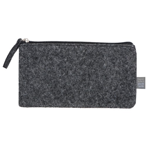 Пенал из RPET-фетра "Felt", серый