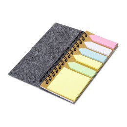Мини-блокнот со стикерами А7 "Felt"